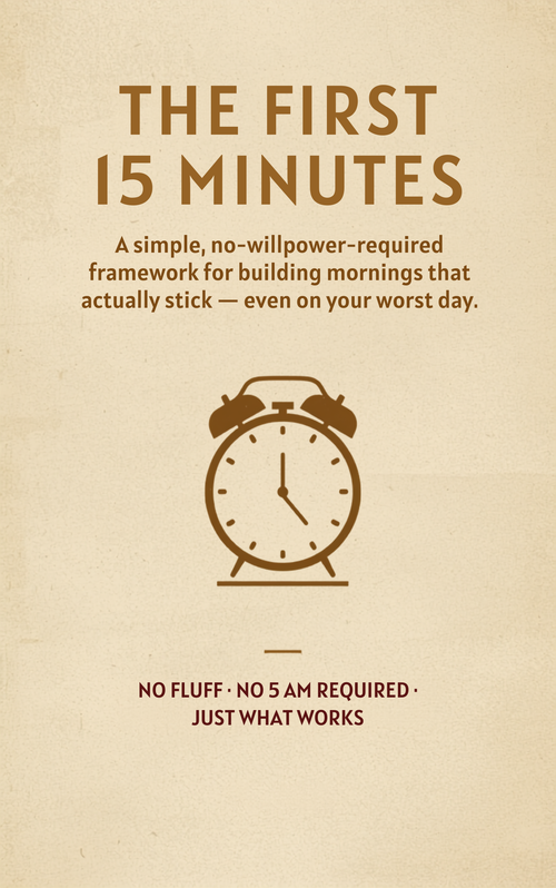 The first 15 minutes
