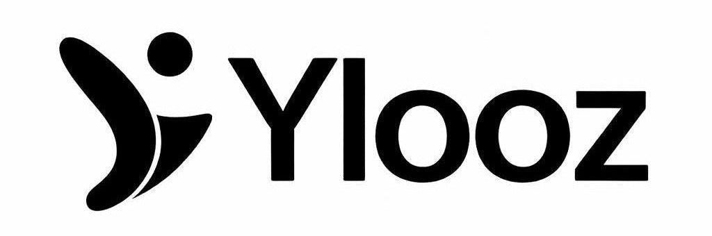 Black 'Ylooz' logo on a white background